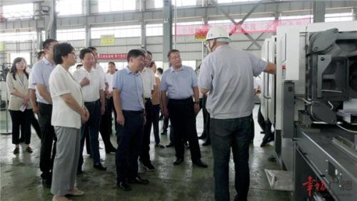 当涂县党政代表团来广考察 陈红英陪同