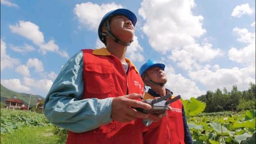 “荷”美乡村电助力