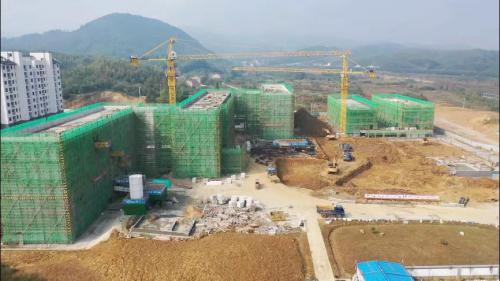 卢村小学工程建设进程过半