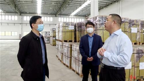 钱会赴皖东南保税物流中心调研