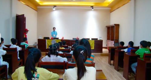 合肥师范学院“行知学堂”在四合乡太平村开班