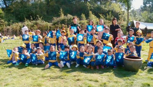 市中心幼儿园：体验趣味蓝染 传承非遗文化