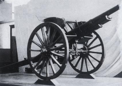新四军在杭村大捷中缴获的日军九二式步兵炮