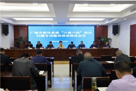 市教体局召开“六重六轻”突出问题专项整治活动推进会