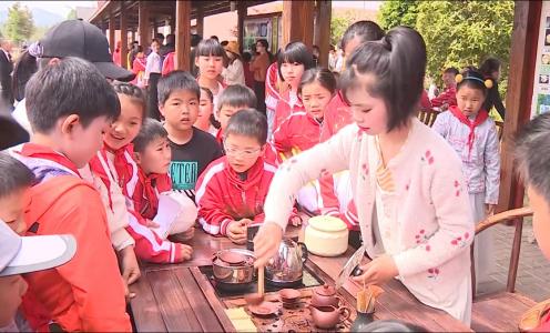 杨滩镇中心小学举办第六届茶文化艺术节